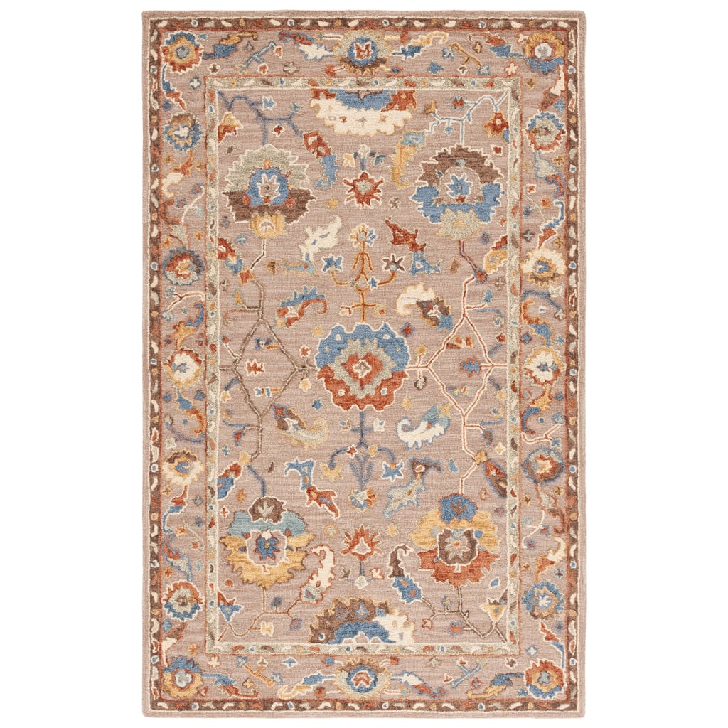 SAFAVIEH Handmade Metro Bratislava French Country Floral Wool Rug