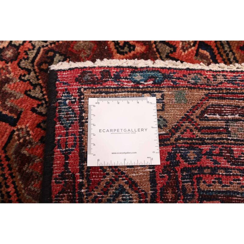 ECARPETGALLERY Hand-knotted Konya Anatolian Navy Wool Rug - 3'5 x 10'8