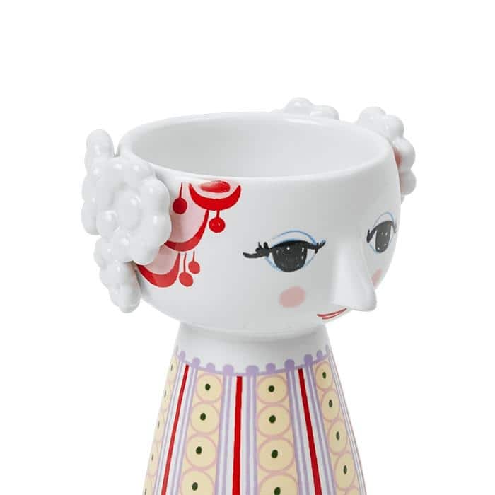 Bjørn Wiinblad Eva Candle Holder, H: 3.7" - H: 3.7"