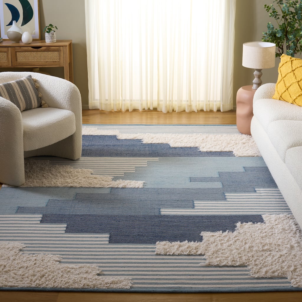 SAFAVIEH Handmade Kenya Margrith Modern Tribal Wool Rug