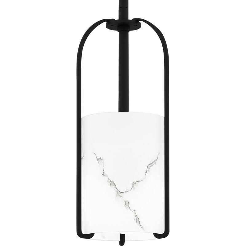 Fairbanks 1-Light Matte Black Mini Pendant Light