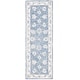 preview thumbnail 21 of 35, SAFAVIEH Handmade Micro-Loop Shakti Modern Wool Rug 2'3" x 7' Runner - Blue/Ivory