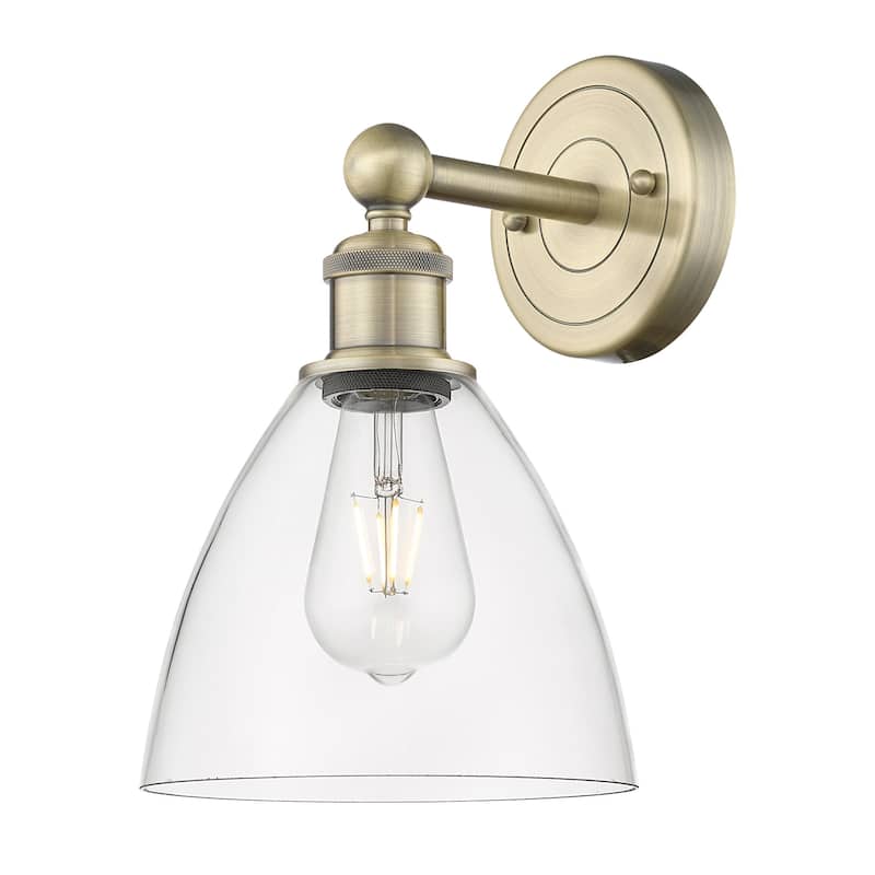Innovations Lighting 616-1W-12-8 Bristol Sconce Bristol Glass 12" Tall