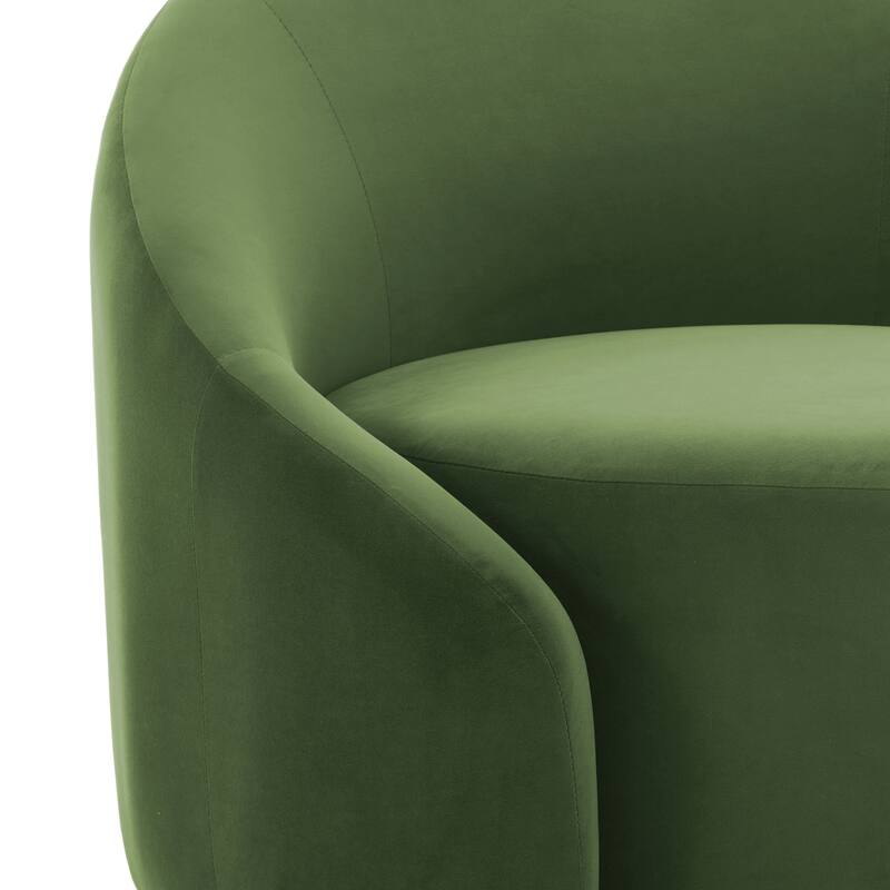 35" Wide 360-Degree Swivel Accent Barrel Chair