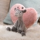 preview thumbnail 5 of 4, Lambs & Ivy Giraffe and a Half Gray Plush Stuffed Animal Toy - Skylar