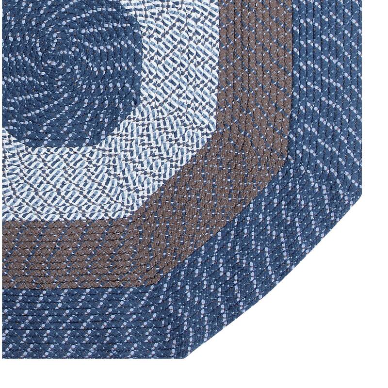 Better Trends Country Braid Reversible Area Rug