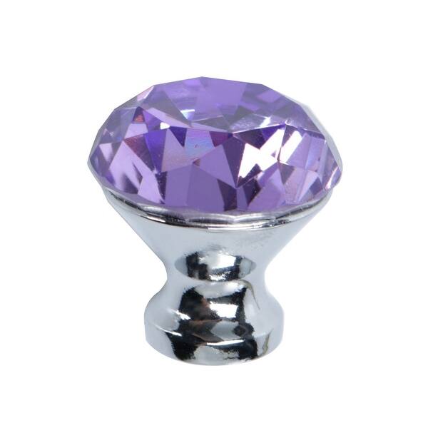 Shop Crystal Knobs Aluminum Alloy Base Round Shaped Drawer Pull