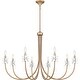 preview thumbnail 1 of 7, Remy 6-Light Bronze Gold Chandelier