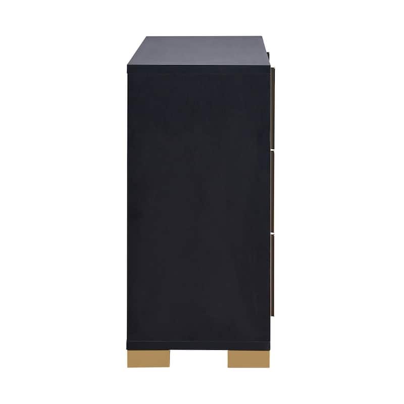Medici Black 5-piece LED Headboard Panel Bedroom Set