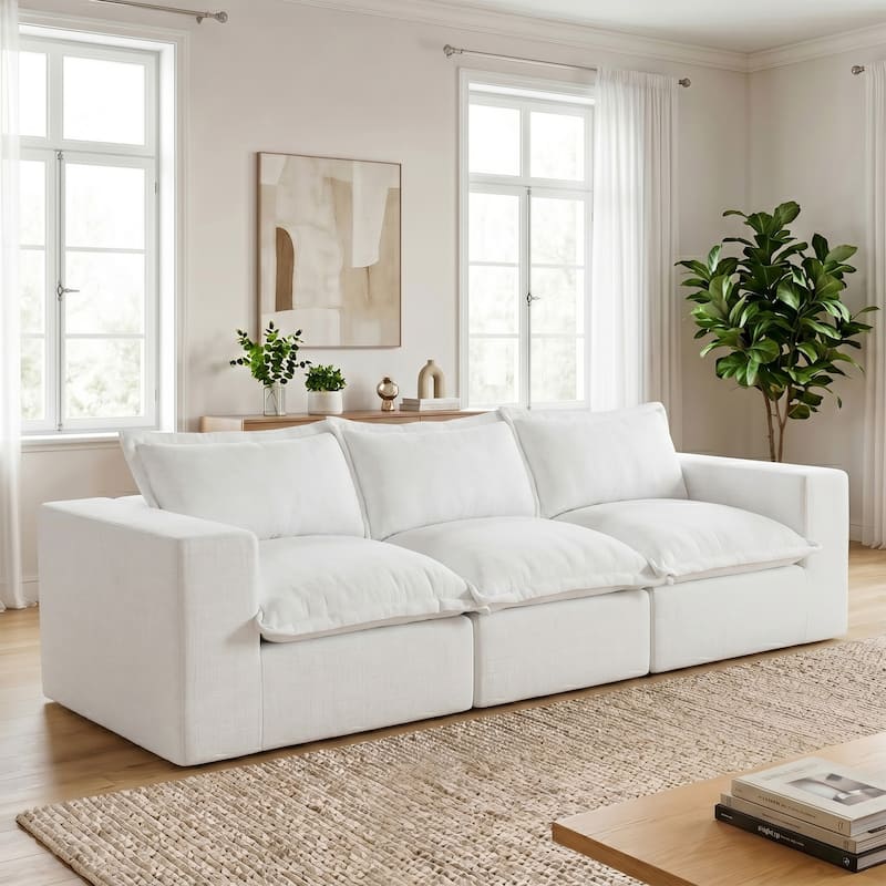 Comfy Cloud Couch Plush Modular Sectional Sofa For Living Room