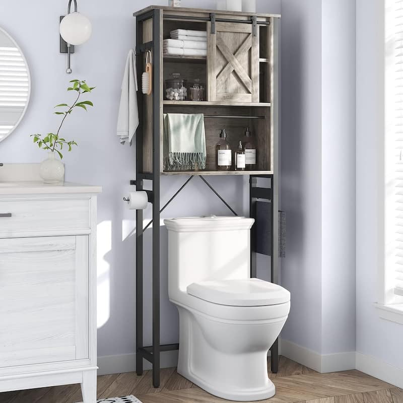 Over The Toilet Bathroom Storage Cabinet Toilet Storage Shelves