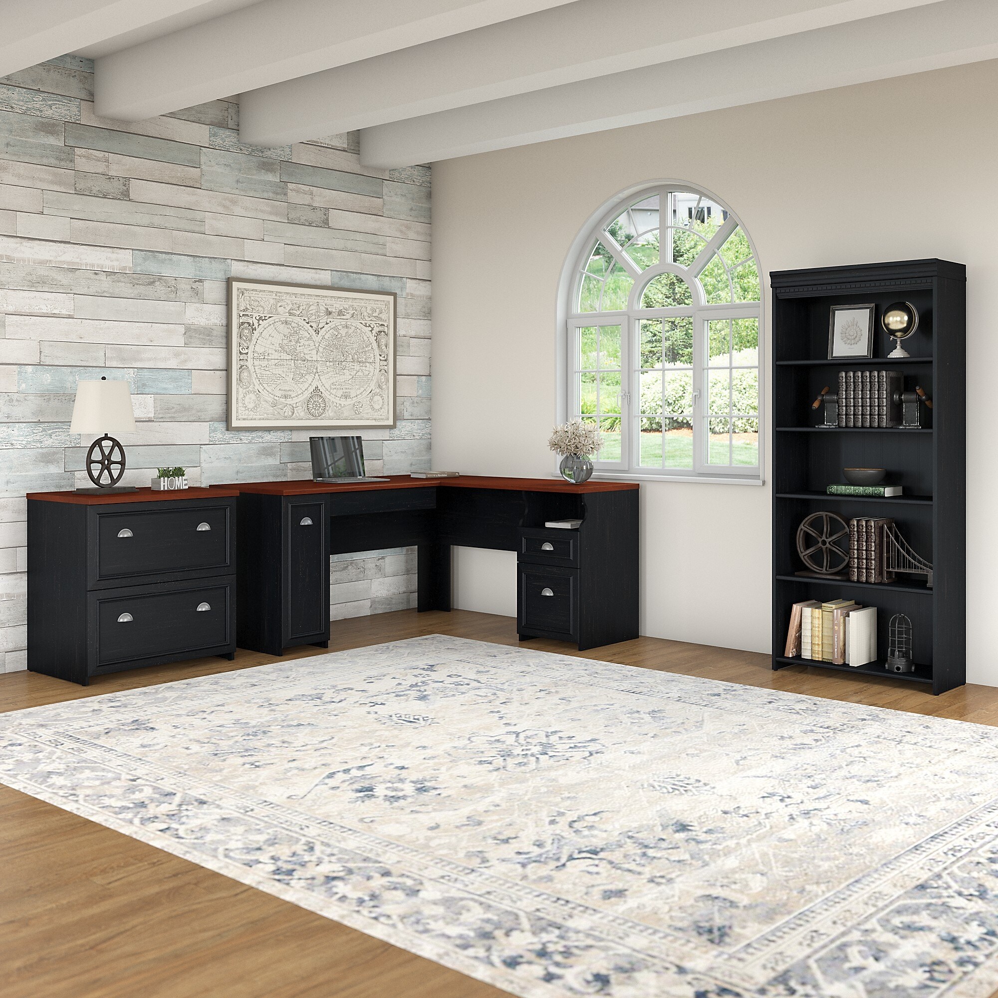Copper grove l shaped clearance desk