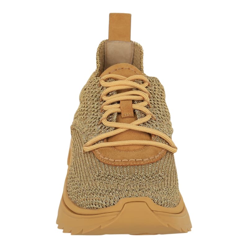Ferragamo Nima Metallic Knit Sneakers