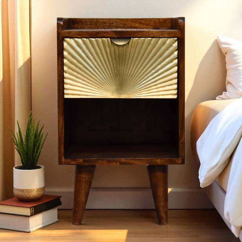 Mini Manila Gold Nightstand