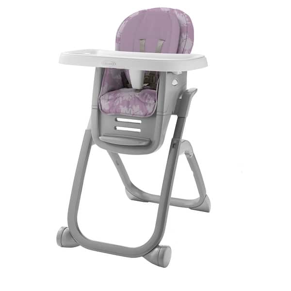 slide 2 of 9, Graco DuoDiner DLX Highchair, Lilac Mod Pink