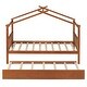 preview thumbnail 21 of 34, Twin Size Wooden House Bed with Twin Size Trundle
