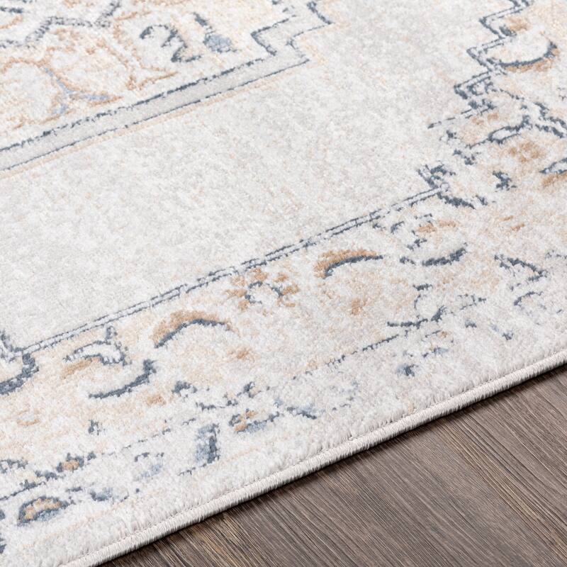 Livabliss Neal Distressed Persian Medallion Area Rug