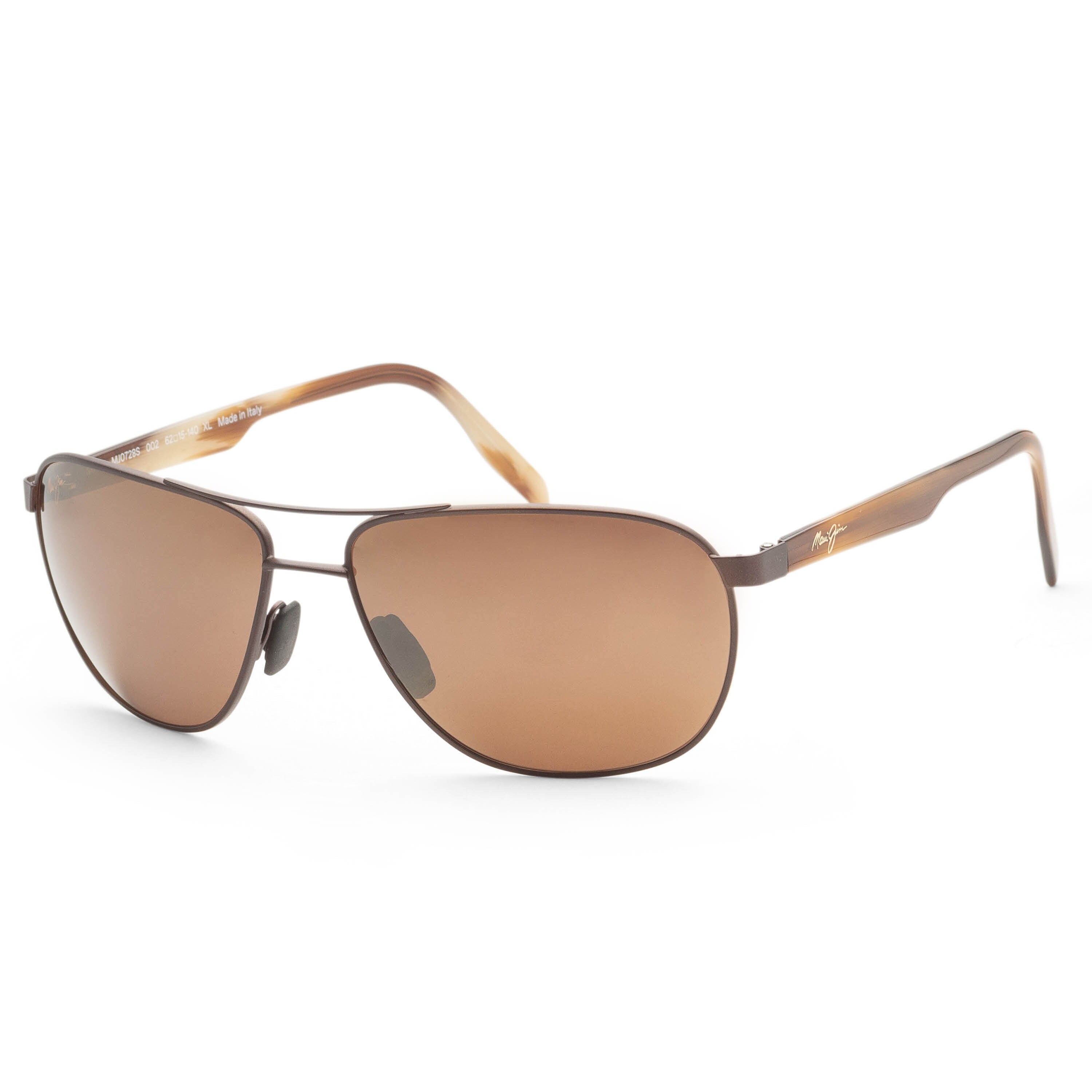 Maui Jim Men's Castles 62 mm Brown Sunglasses MJ0728S-002 - Bed