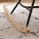 preview thumbnail 6 of 32, Modern Velvet Tufted Back Round Accent Rocking Chair for Teenager