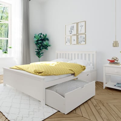 Max and Lily Queen Bed with Storage Drawers