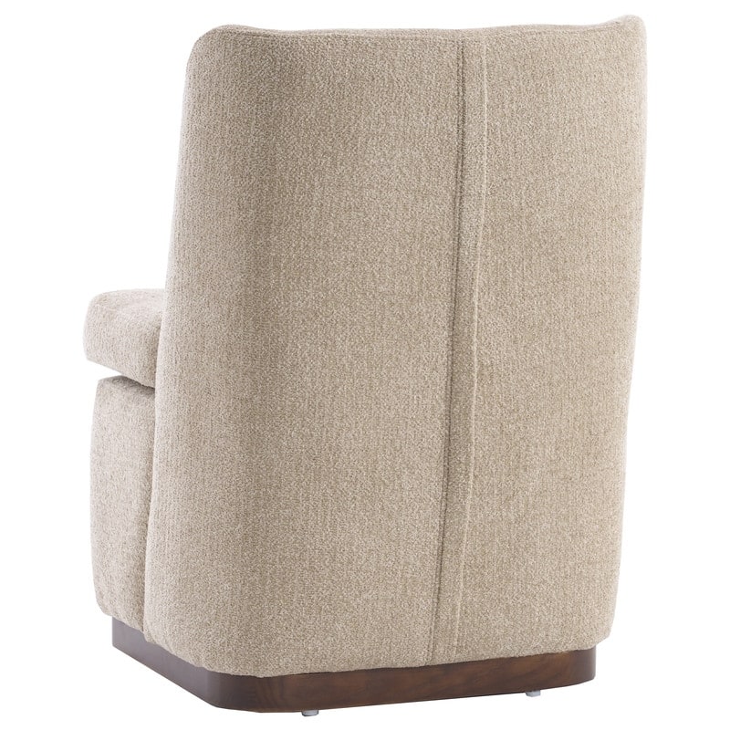 Modern Upholstered Accent Chair with Back for Dining Room, Living Room, Bedroom