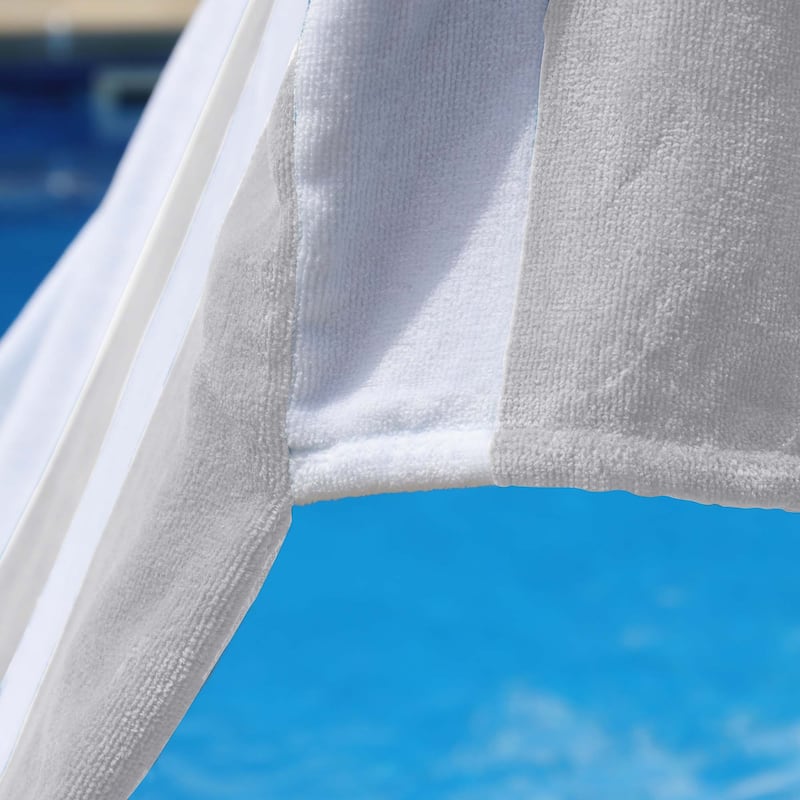 Superior Cabana Cotton Towel/ Chaise Lounge Chair Cover