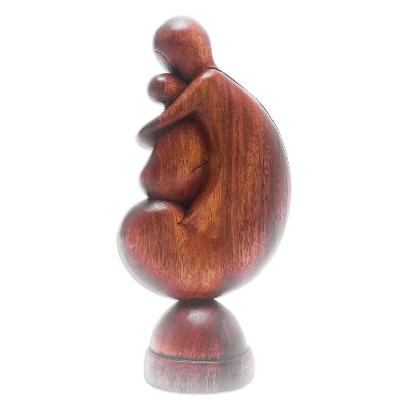 Novica Handmade Beloved Child Wood Sculpture