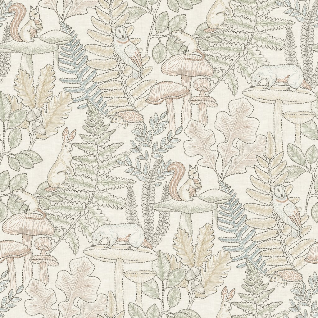 Chesapeake Holt Pastel Woodland Wallpaper
