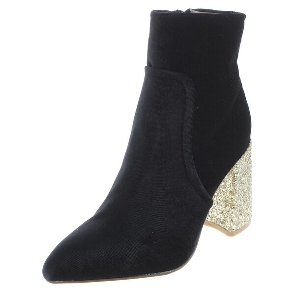 betsey johnson velvet boots