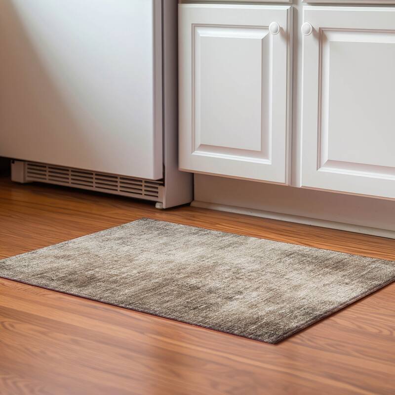 Premium Washable Super Soft Mayfield Rug - Taupe - 1'8" x 2'6"