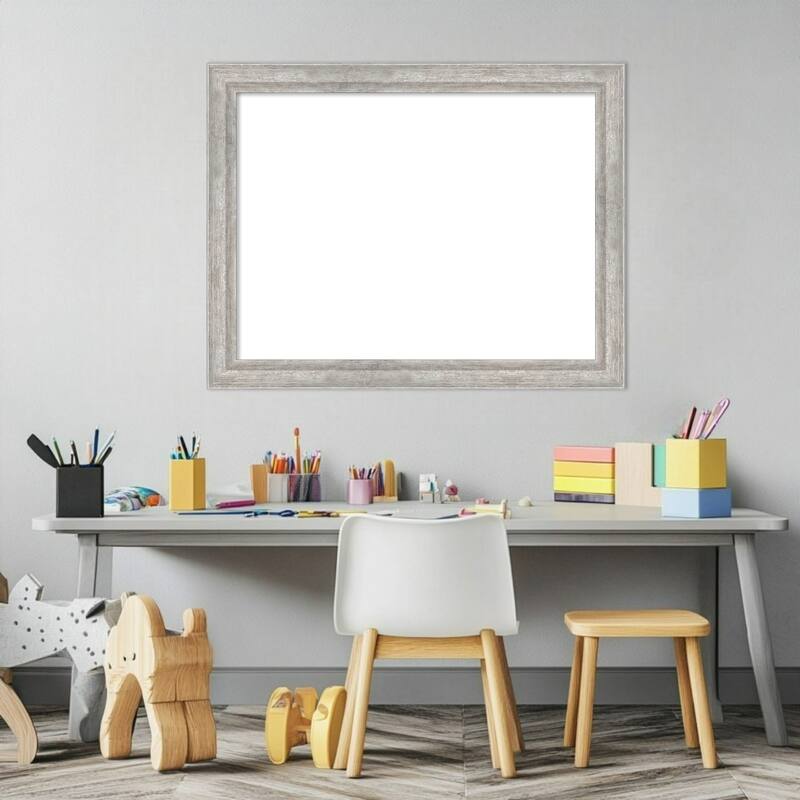 Amanti Art Angled Bronze Framed Dry Erase Magnetic Board