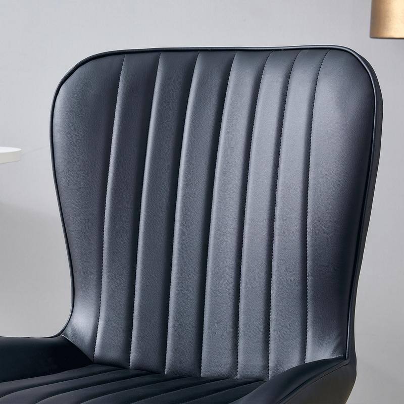 Modern Ergonomic Dining Chairs – 4-Pack Minimalist Set Featuring Curved Seat Cushions for Enhanced Comfort‌