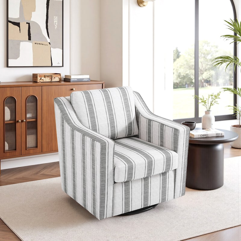 Modern 30.5" W Swivel Armchair Accent chair