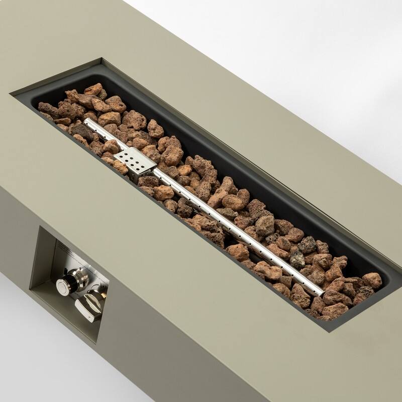 42-Inch Iron Fire Pit Table