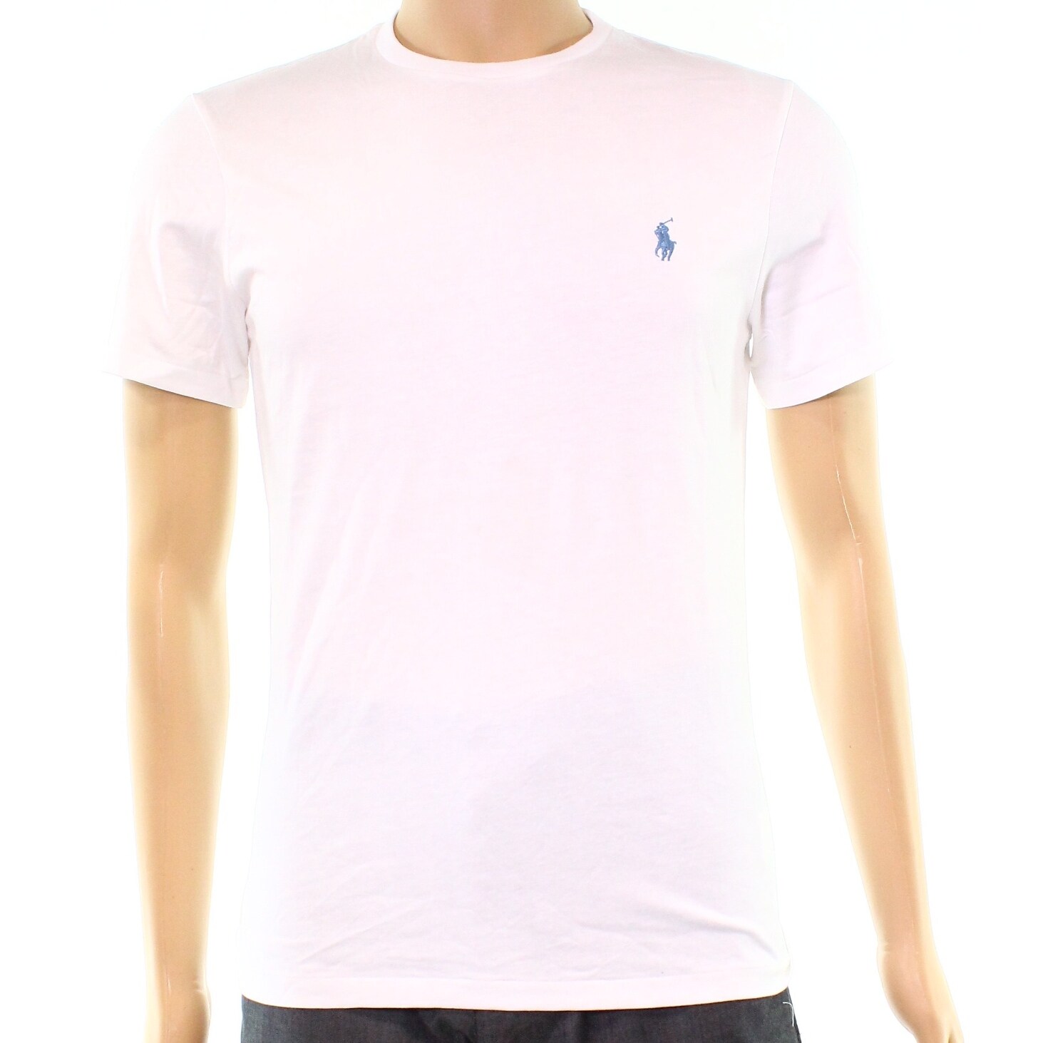 polo slim fit white tee