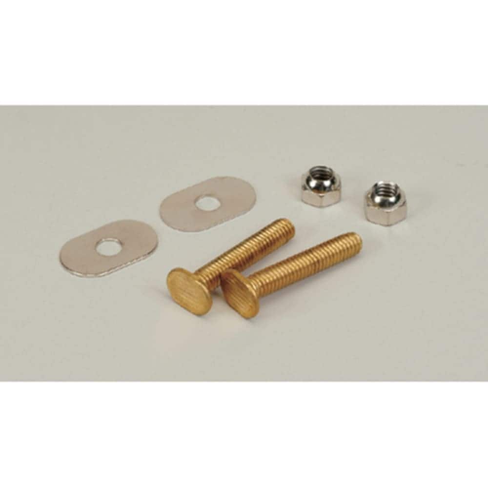 PROFLO 5/16" x 1-3/4" Brass Closet Bolt Pair