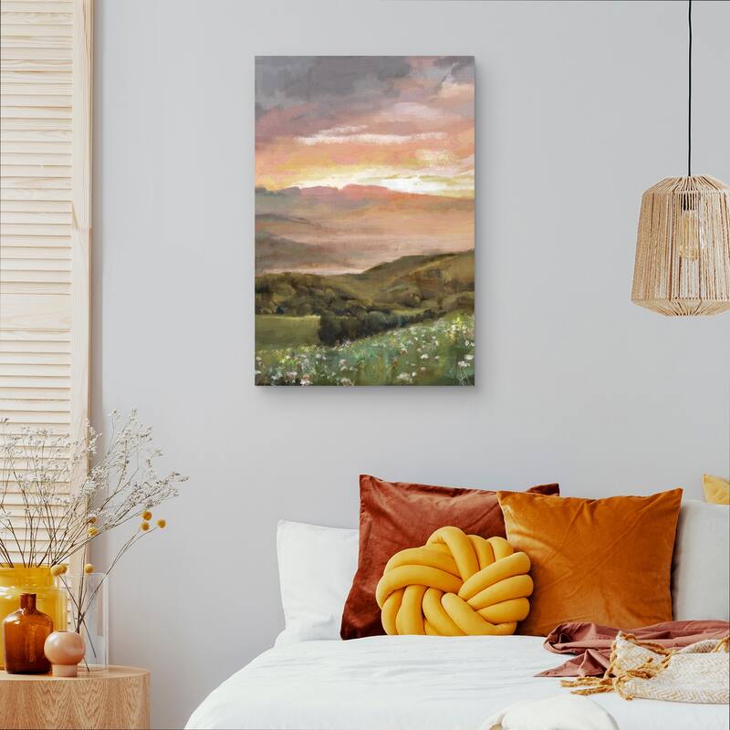 Amber Sunrise by Studio Arts Canvas Art Print