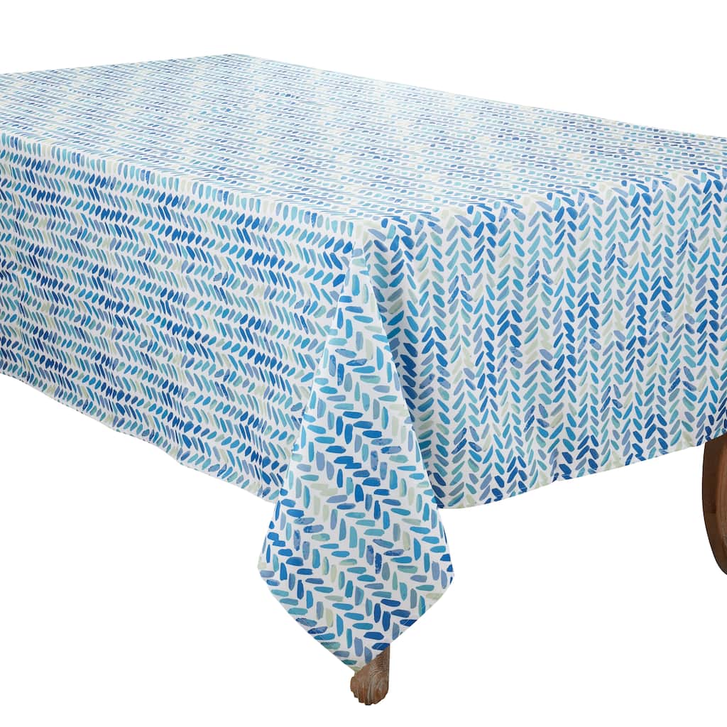 Watercolor Chevron Tablecloth