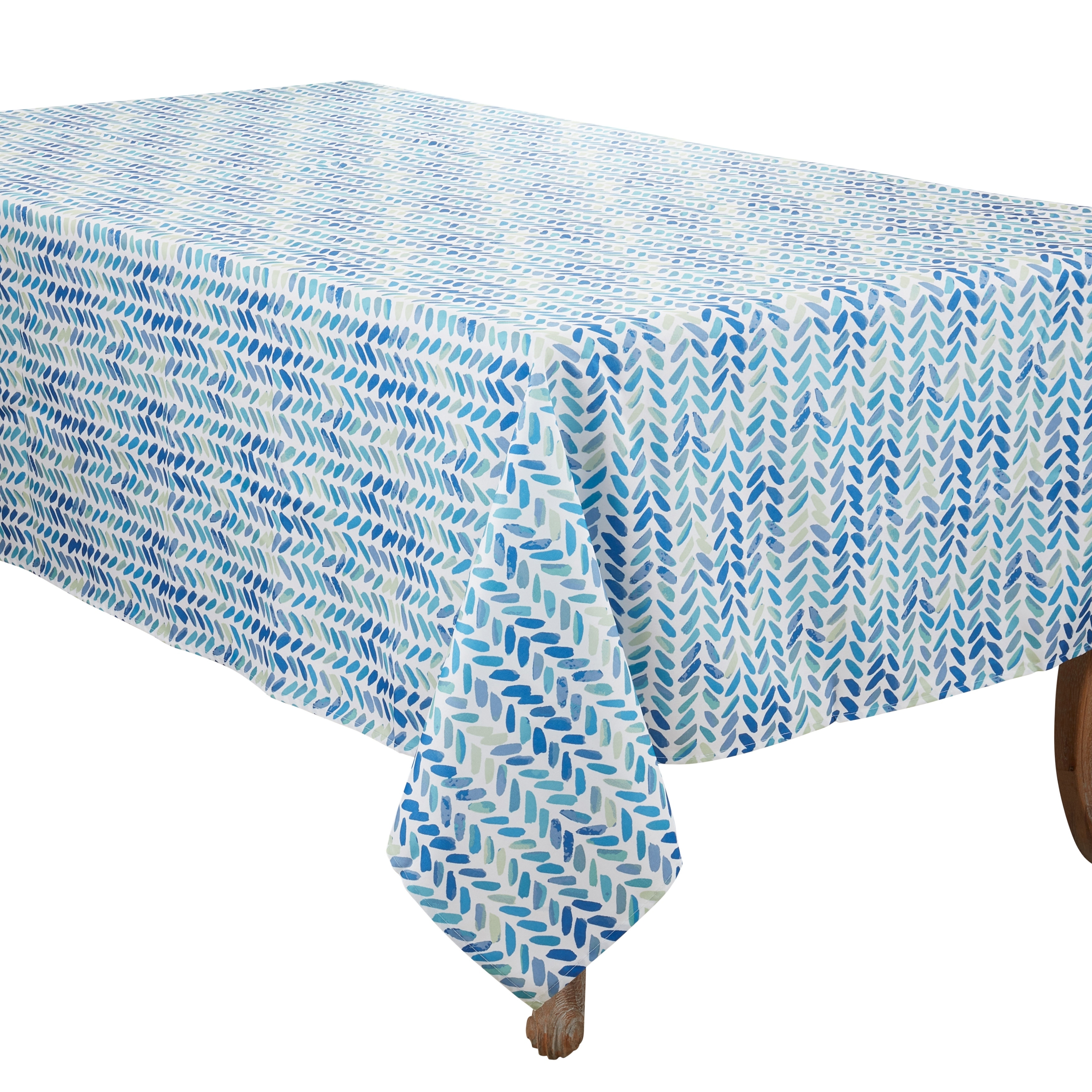 Watercolor Chevron Tablecloth