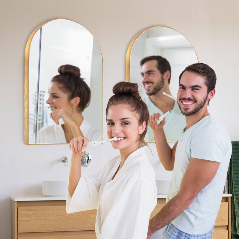 Bathroom Arch Aluminum Wall Mirror Vanity Mirrors