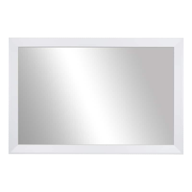 Frame My Mirror White Framed Vanity Mirror, LaRue Design