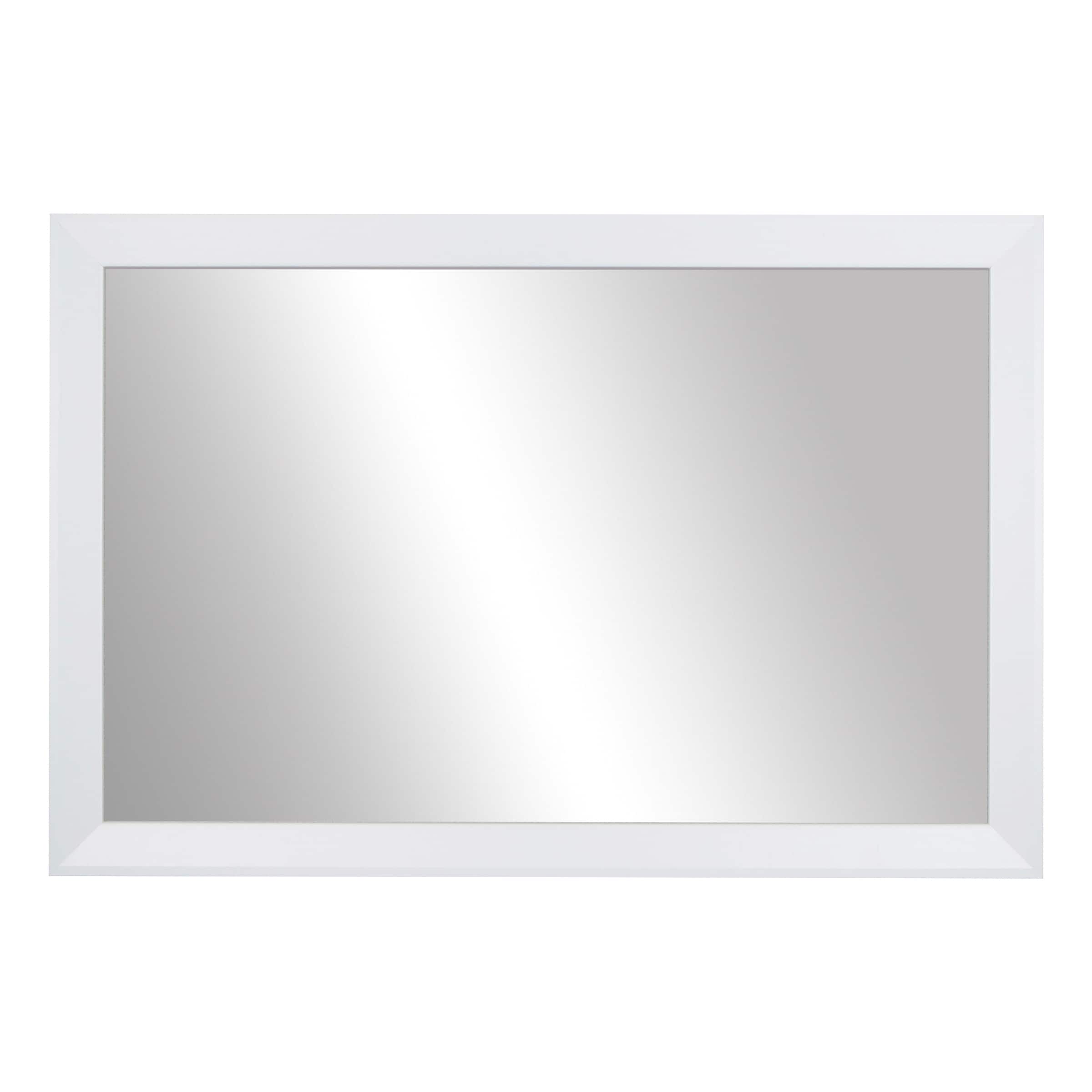 Frame My Mirror White Framed Vanity Mirror, LaRue Design