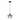Seaway Passage 1-Light Mini Pendant in Oil Rubbed Bronze and Satin Brass with Clear Ribbed Glass