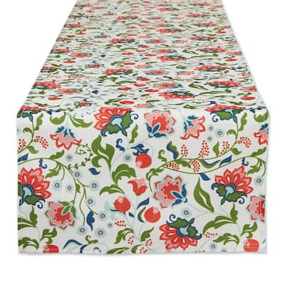 DII Floral Print Outdoor Table Runner