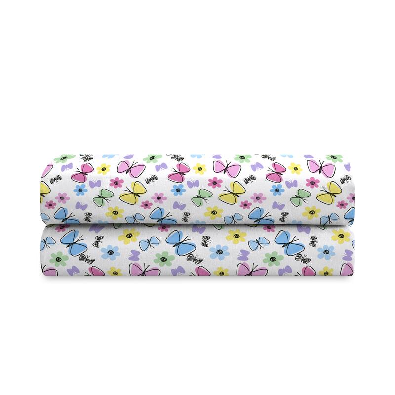 Dream Factory Sweet Butterfly Sheet Set