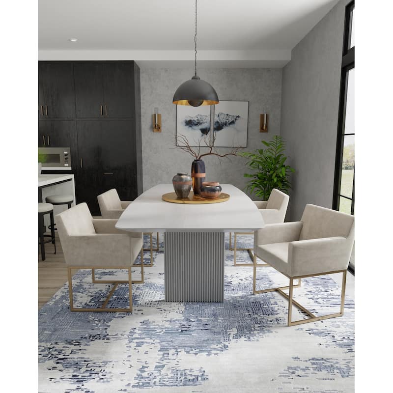 Grand Bazaar Valin Hand Tufted Abstract Modern Area Rug