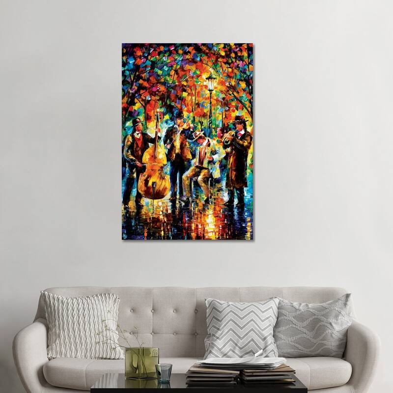 iCanvas "Glowing Music" by Leonid Afremov Canvas Print - 48x32x1.5