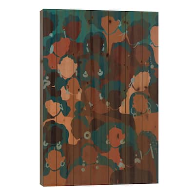 Aqua Womxn Print On Wood by Reyna Noriega - Multi-Color