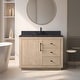 preview thumbnail 86 of 117, Vanity Art Bathroom Vanity with Sink and Top 42" - Light Wheat/Limestone