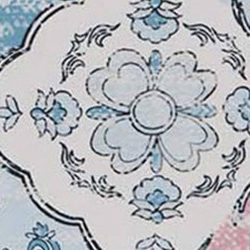 HomeRoots Patchwork Traditional Rectangle Area Rug